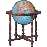 CRAM Springfield Blue Illuminated World Globe - 6160-4005
