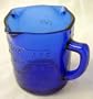 Cobalt Blue Glass Measuring Cup