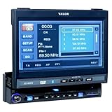 Valor SD-906W In-Dash 1 DIN AM/FM/CD/DVD Motorized 7-Inch Monitor