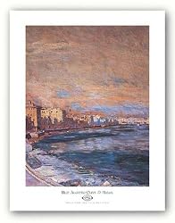 El Malecon by Blay Augusto Oliva 23"x30" Art Print Poster