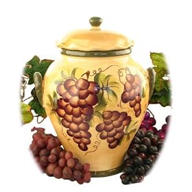Sonoma Collection Hand-painted Cookie Jar by ecWorld