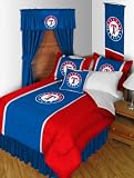 TEXAS RANGERS 4PC TWIN BEDDING SET, Comforter Sheets, NEW MLB Baseball Boys