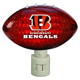 Pack of 2 NFL Cincinnati Bengals Football Shaped Night Lights