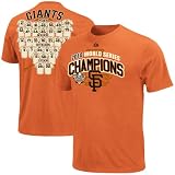 San Francisco Giants 2010 World Series Champions On The Mark Roster T-Shirt