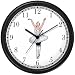 White Ballerina - Ballet Dancer No.2 - Wall Clock by WatchBuddy Timepieces (Hunter Green Frame)