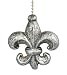 Elegant Fleur de Lis Ceiling Fan Light Pull