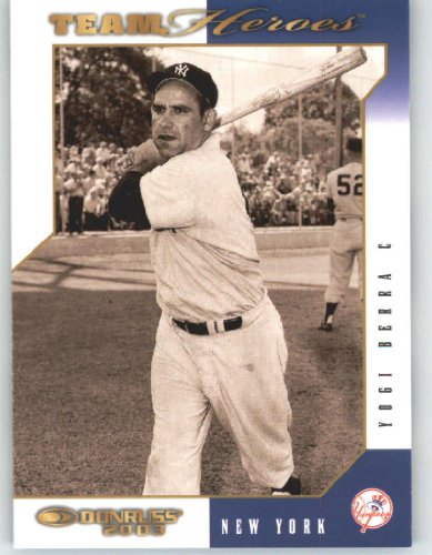 2003 Donruss Team Heroes #340 Yogi Berra - New York Yankees (Baseball Cards)