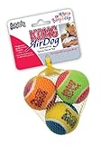 KONG Air Dog Squeakair Birthday Balls Dog Toy, Medium, Colors Vary (Pack of 3)