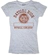 Saved By the Bell Bayside High Physical Education Gray Juniors T-shirt Tee