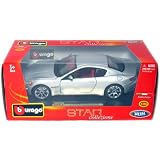 2008 Maserati Gran Turismo 1:24 Scale (Silver) by Bburago