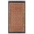 5' x 2'6" Hand-Knotted Endless Knot Tibetan Wool Area Rug