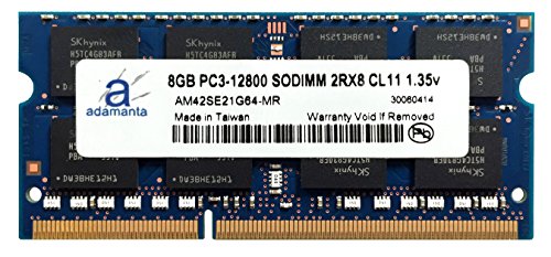 Adamanta 8GB (1x8GB) Laptop Memory Upgrade for HP EliteBook 850 G4 DDR4 2133 PC4-17000 SODIMM 2Rx16 CL15 1.2v Notebook RAM DRAM Adamanta 8GB (1x8GB) Laptop Memory Upgrade Compatible with Asus