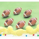 Party Cake Candleholders (set of 6) - Footballs