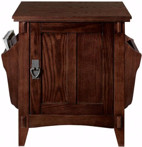Artisan Magazine Table with Brown Oak