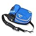 Outdoor Waist Bag, Sunhiker Sports Water Resistant Waist Pack with Water Bottle (Not Included) Holder, Running Belt Bag Pouch Fanny Pack for Hiking Running Cycling Camping Climbing Travel(Blue)