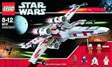 Lego Star Wars X-Wing Fighter with Luke Skywalker , Wedge Antiles , R2-D2 , Princess Leia , Han Solo and Chewbacca Mini Figures