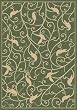 Outdoor Area Rug, Dynamic Rugs Piazza Collection Green