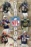 NFL Star Power 07 (LaDainian Tomlinson, Reggie Bush, Tom Brady, Chad Johnson, Peyton Manning, Brian Urlacher) Sports Poster Print - 24" X 36