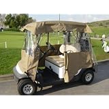 Buy 4 sides roll up Drivable golf cart enclosure with Zippered door