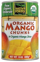 Native Forest Organic Mango Chunks, 14-Ounce Cans (Pack of 6)