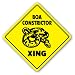 BOA CONSTRICTOR CROSSING -Sign- novelty gift reptile