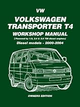 Volkswagen Transporter T4 Workshop Manual 2000-2004: Diesel Models - Years 2000 on (Diesel Models 2000 on)
