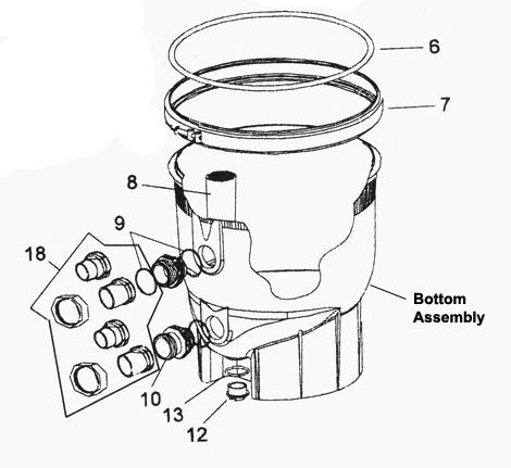 PENTAIR BULKHEAD UNION (SET OF 2) - 98960311 PENTAIR BULKHEAD UNION (SET OF 2) - 98960311