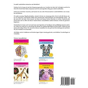 LANDSCHAFTEN - zum Ausmalen und Relaxen: Malbuch für Erwachsene