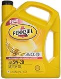 Pennzoil 550038052 SAE 5W-20 Motor Oil API GF-5 - 5 Quart Jug