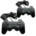 ** 2 PACK OF ** PLAYSTATION 2 / PS2 DUAL SHOCK CONTROLLER JOYPAD, SONY COMPATIBLE - Hi-TEC ESSENTIALS