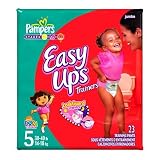 Pampers Easy Ups Diapers, Girls, Size 5, 23-Count