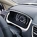 Kust Ybt71111w Car Dashboard Cover, Dashboard Chrome Trim fit for Honda 2015 2016 CRV, Pack of 1 Piece of Chrome ABS Plating Material Dashboard Trim