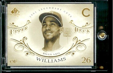2005 Upper Deck Legendary Cuts # 4 Billy Williams Chicago Cubs Baseball Card
