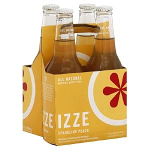 Izze Beverage Co. Peach, 12-Ounce (Pack of 24) by Izze Beverage Co.