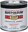 Rust-Oleum 7775730 Protective Enamel Paint, 8-Ounce, Leather Brown
