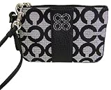 Coach Signature Julia Op Art Wristlet Black White Black Reviewed Coach Signature Julia Op Art Wristlet Black White Black Reviewed