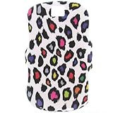 Crystal Hard RUBBERIZED With COLORED LEOPARD Design Faceplate Cover Case fo ....