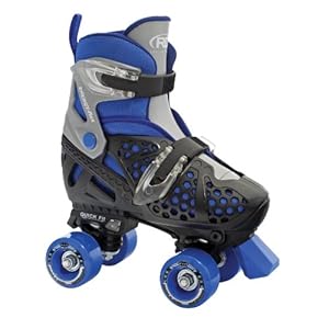 Roller Derby Boy's Trac Star Adjustable Roller Skate, Medium