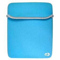 Kroo 10960 Reversible Laptop Sleeve for Net Books (Blue/Orange)