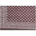 Cotton Sheet for Bed Block Print Twin Size (bssht639a)