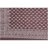 Cotton Sheet for Bed Block Print Twin Size (bssht639)