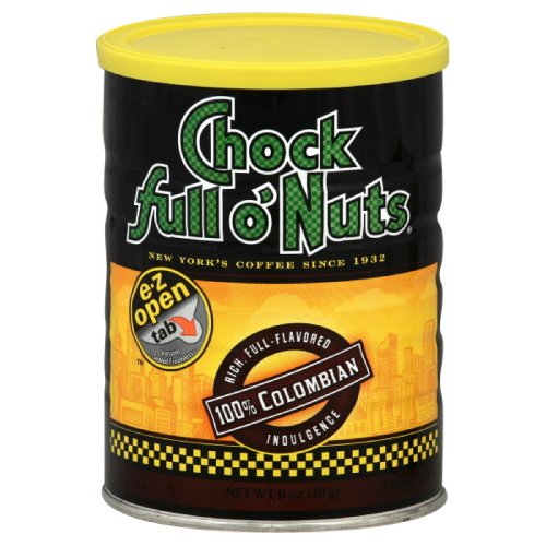 Chock Full of Nuts Coffee Columbian, 11-Ounce (Pack of 4)