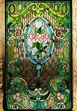 Wallmonkeys Peel and Stick Wall Decals - Beautiful Stained-glass Window - 18