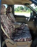 Exact Seat Covers, FD49 DS1-E, 2010 Ford F150 XLT Super Crew Front and Back Seat Set Custom Exact Fit Seat Covers, DS1 Camo Waterproof Endura
