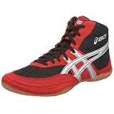 ASICS Men's Matflex Wrestling Shoe,Red/Silver/Black,11 D US