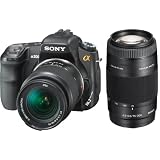 Sony Alpha A200W 10.2MP Digital SLR Camera Kit with Super SteadyShot Image Stabilization with 18-70mm f/3.5-5.6 and 75-300mm f/4.5-5.6 Lenses