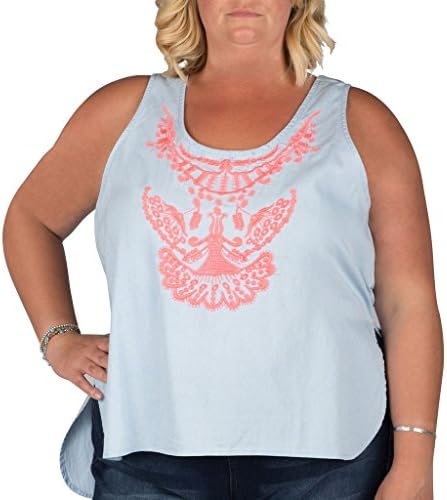 [1148-BLU-LG] High Low Bottom Sleeveless