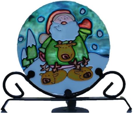 Santa Slippers Candle Holder with Tea Light