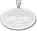 New York Jets Oval Logo Giant Charm/Pendant -Choose from 14K/10K, Stainless Steel or Gold Plated