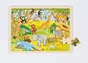 Goki 57892 - Einlegepuzzle Afrika, 48 Teile